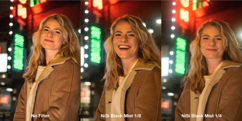Portrait without filter and with NiSi Black Mist