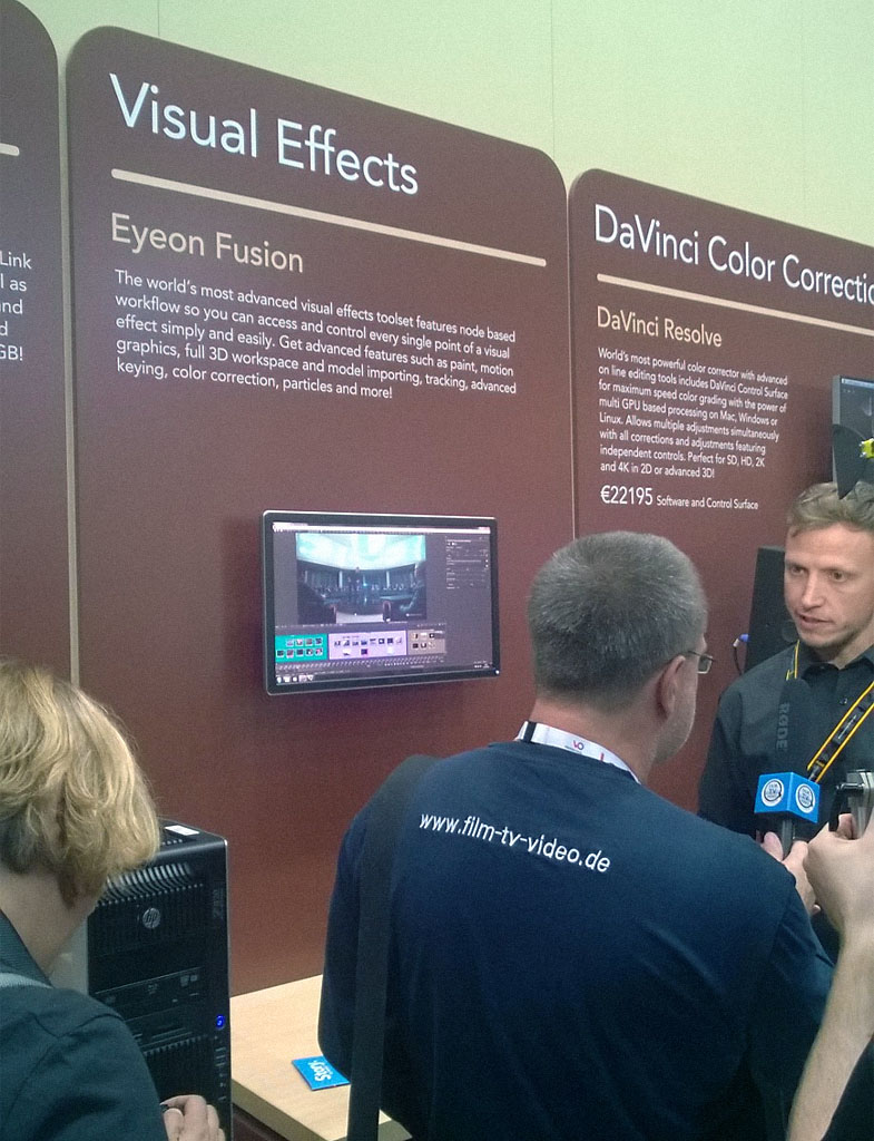 Blackmagic Design eyeon Fusion 7 at IBC 2014