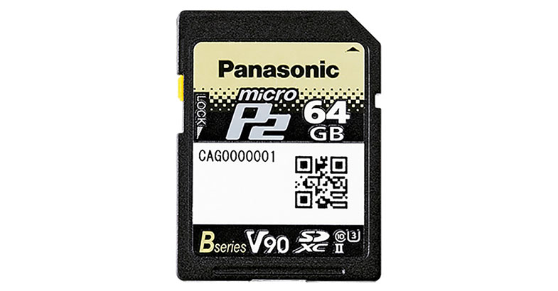 Panasonic AJ-P2M064BG microP2 B Series