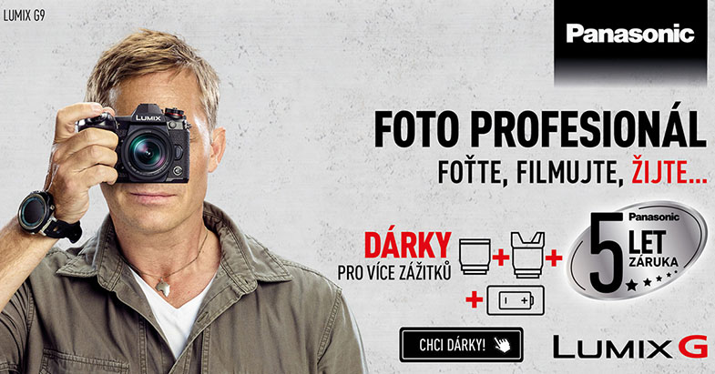 Panasonic G9 plus dva objektivy a bateriovy grip zdarma