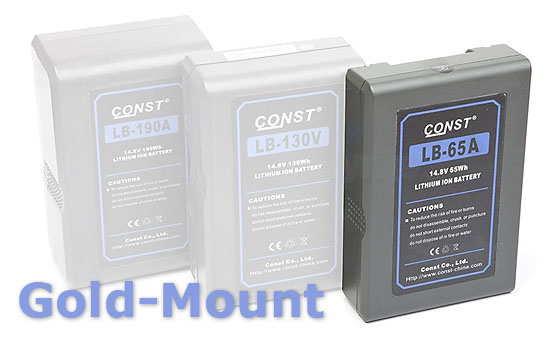 Baterie CONST LB-XXXA Gold Mount / Anton Bauer