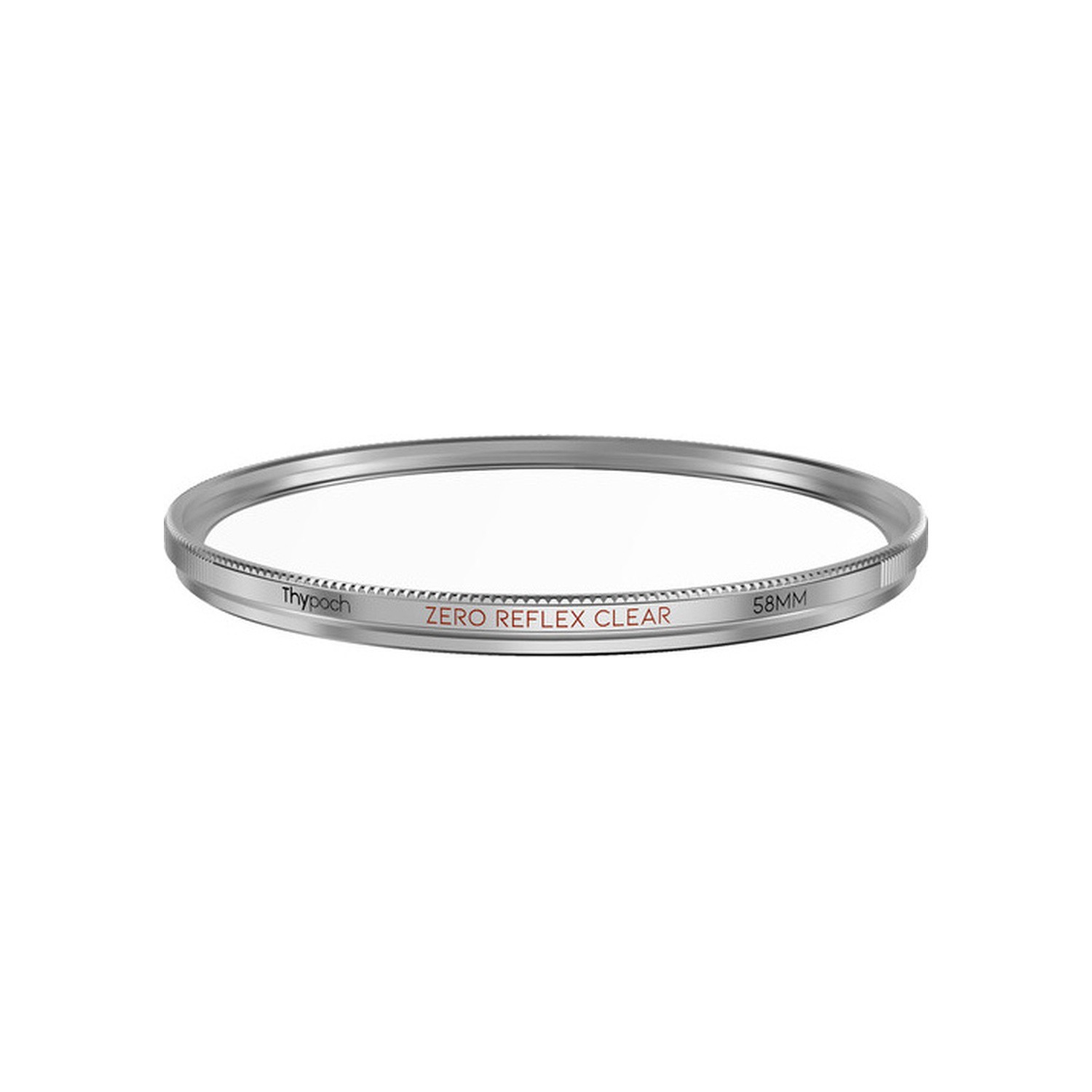 Thypoch Zero Reflex filtro UV transparente (58 mm, plateado)