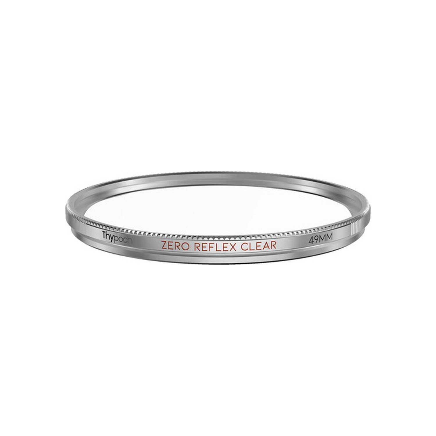 Thypoch Zero Reflex filtro UV transparente (49 mm, plateado)