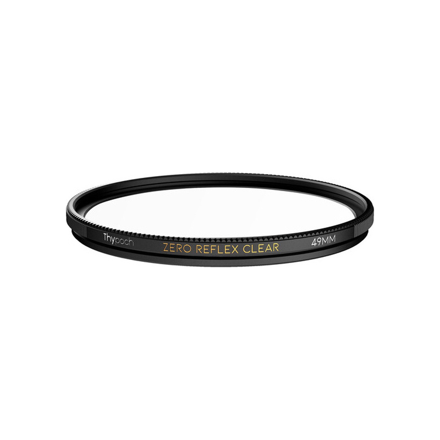 Thypoch Zero Reflex filtro UV transparente (49 mm, negro)