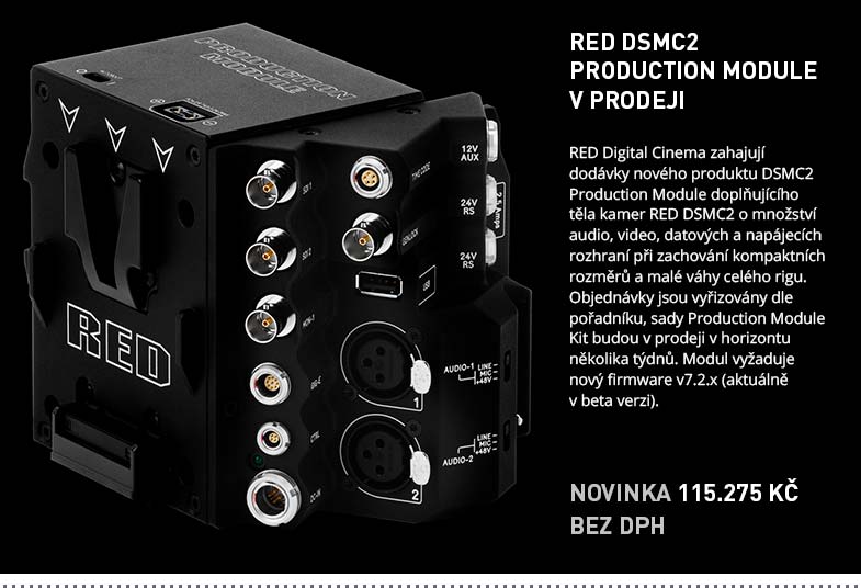 RED DSMC2 PRODUCTION MODULE V PRODEJI
