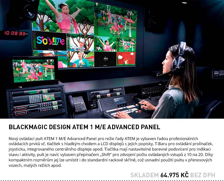 BLACKMAGIC DESIGN ATEM 1 M/E ADVANCED PANEL