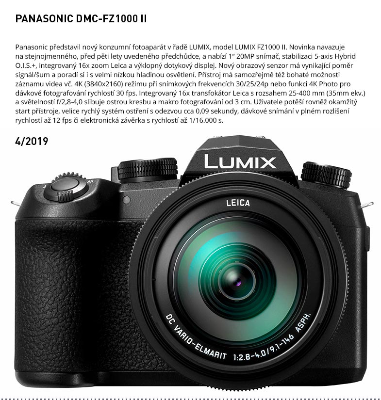 PANASONIC DMC-FZ1000 II