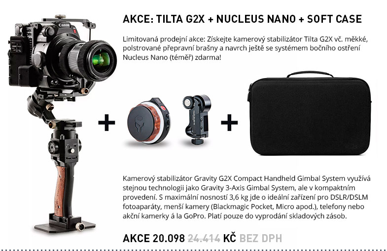AKCE: TILTA G2X + NUCLEUS NANO + SOFT CASE
