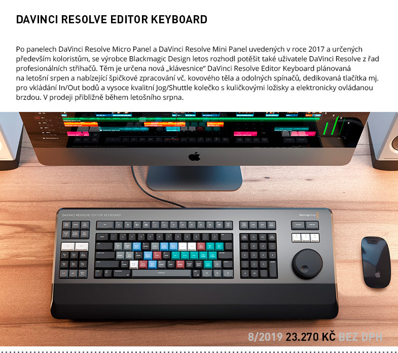 DAVINCI RESOLVE EDITOR KEYBOARD