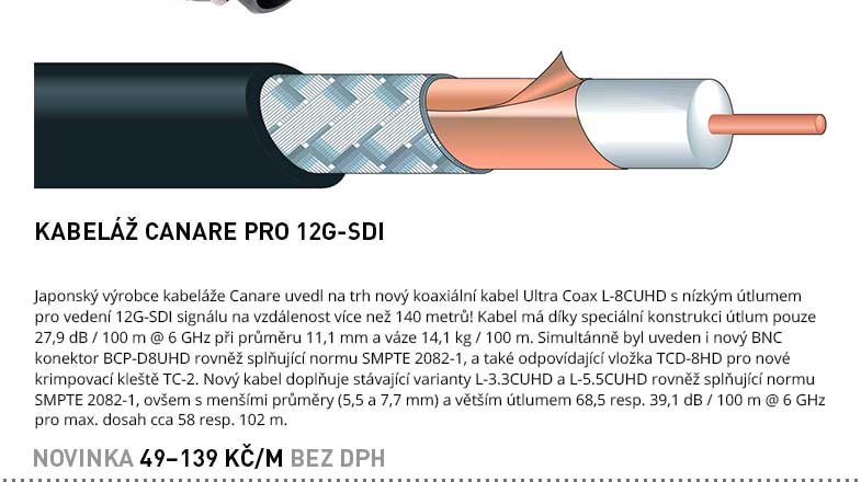 CANARE 12G-SDI