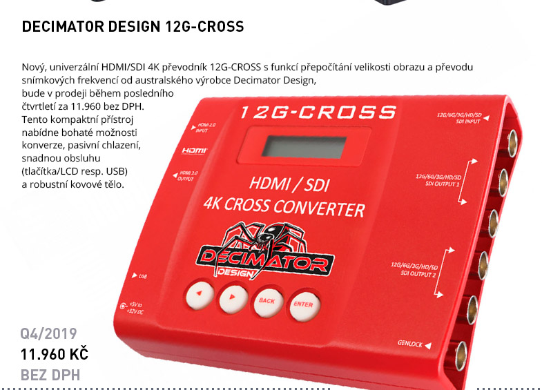 DECIMATOR DESIGN 12G-CROSS