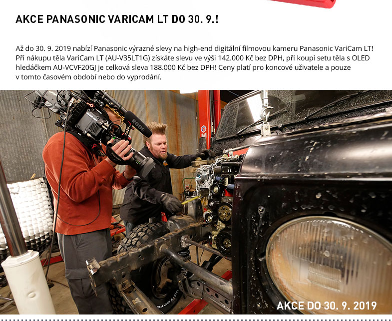 AKCE PANASONIC VARICAM LT