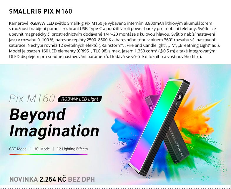 SMALLRIG PIX M160