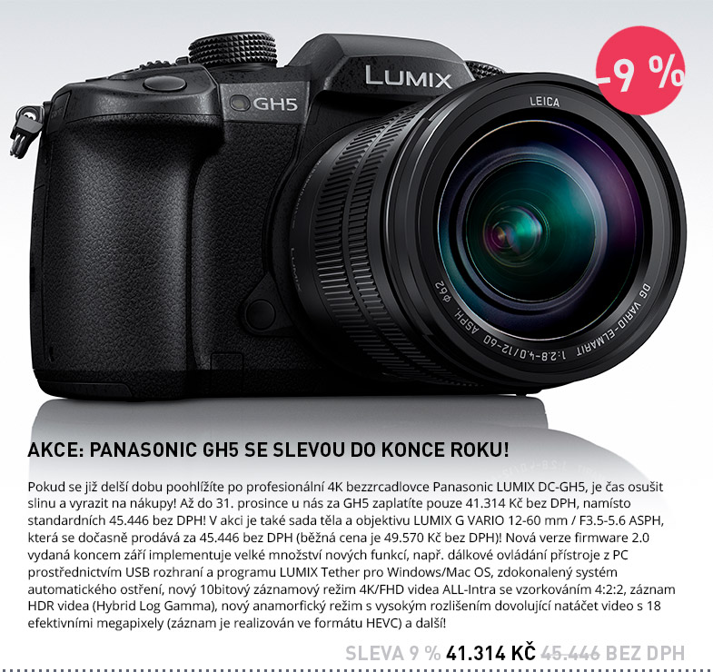 Panasonic DC-GH5 AKCE SLEVA