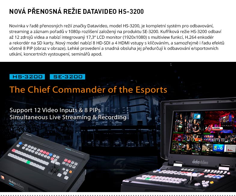 DATAVIDEO HS-3200