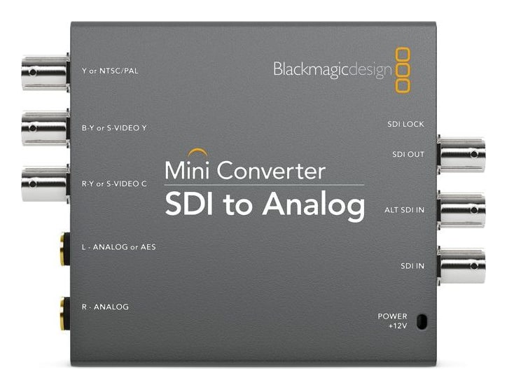 Mini Converter SDI to Analog – Por componentes, S-Video y compuesto