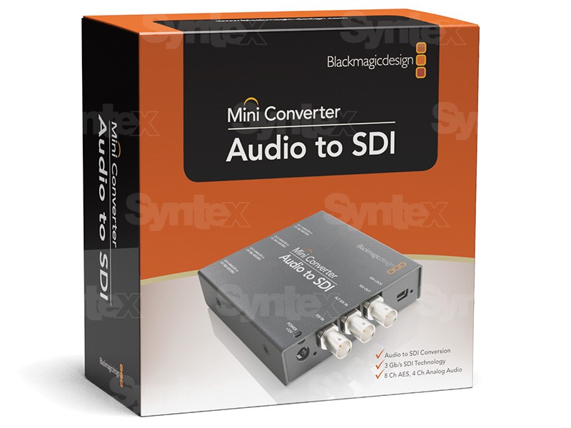 Conectores Mini Converter Audio to SDI