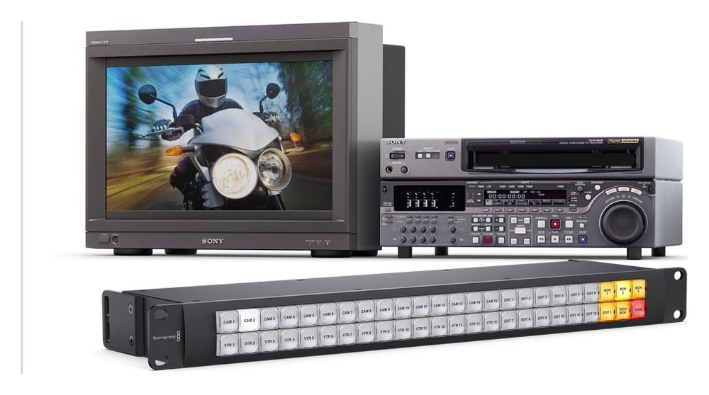 Blackmagic Videohub Smart Control Pro – Control de estilo cut-bus