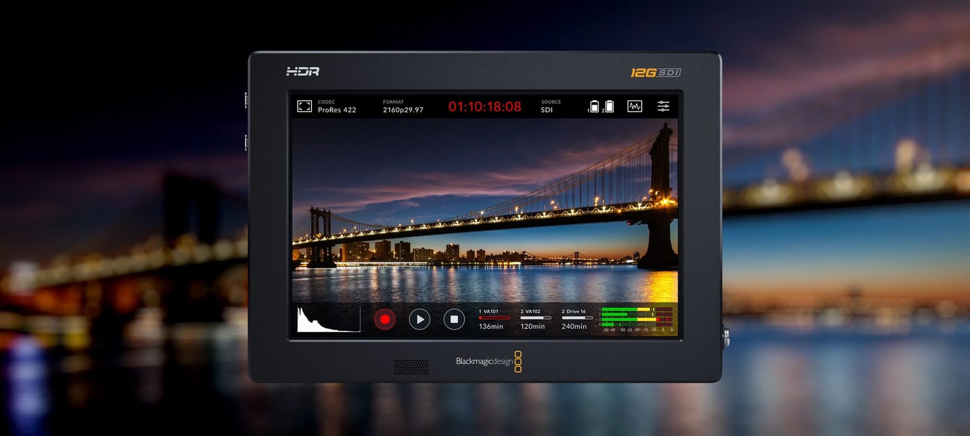 Video Assist 7″ 12G HDR – Pantalla HDR superbrillante de amplia gama de colores