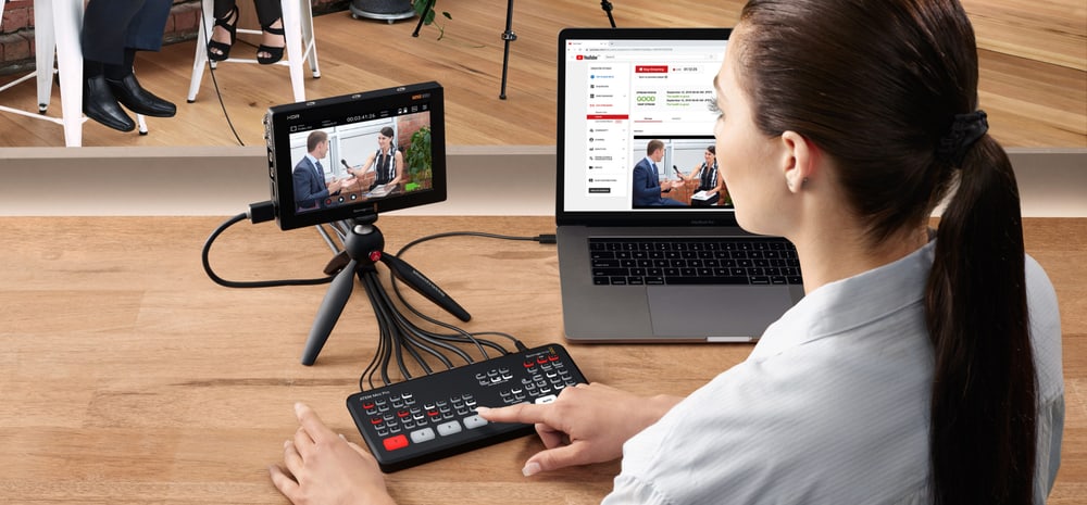 ATEM Mini Pro – Streaming, grabador y cámara web USB en uno