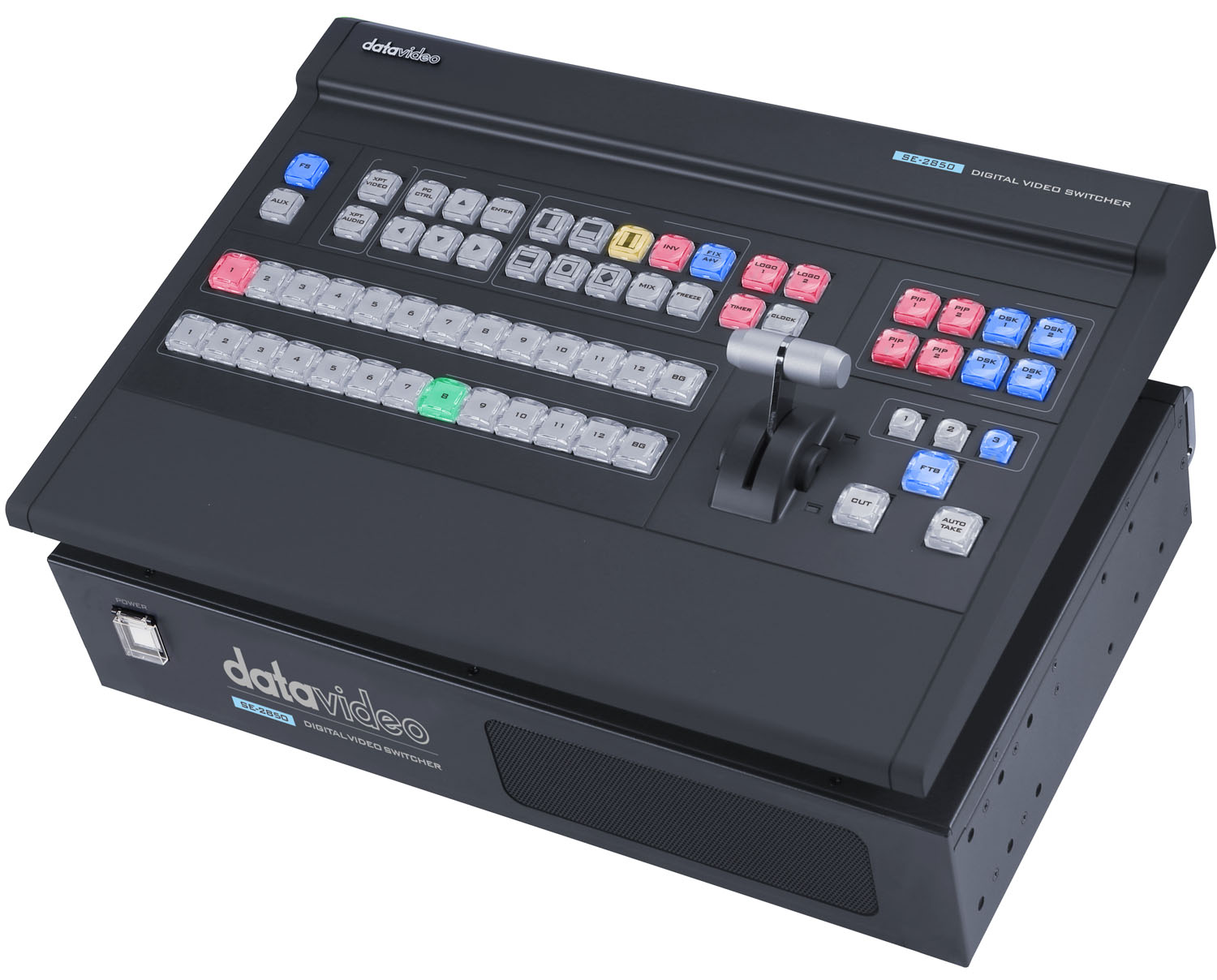 Datavideo SE-2850: samostatná zpracovací jednotka a oddělený ovládací panel