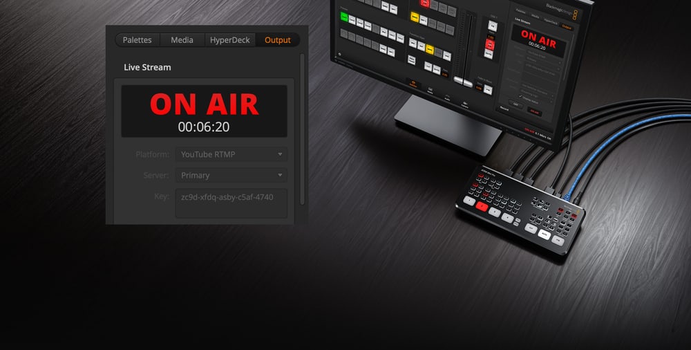 ATEM Mini Pro ISO – Streaming directamente por Ethernet