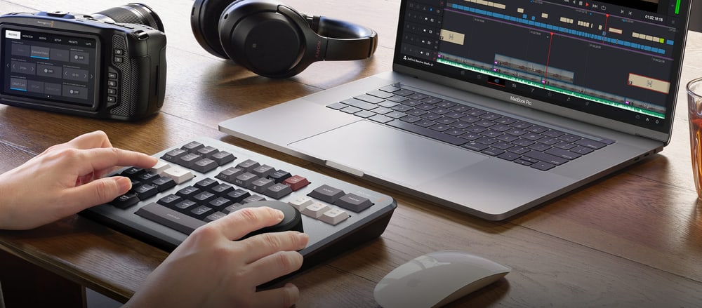 DaVinci Resolve Speed Editor – Bluetooth y batería integrada