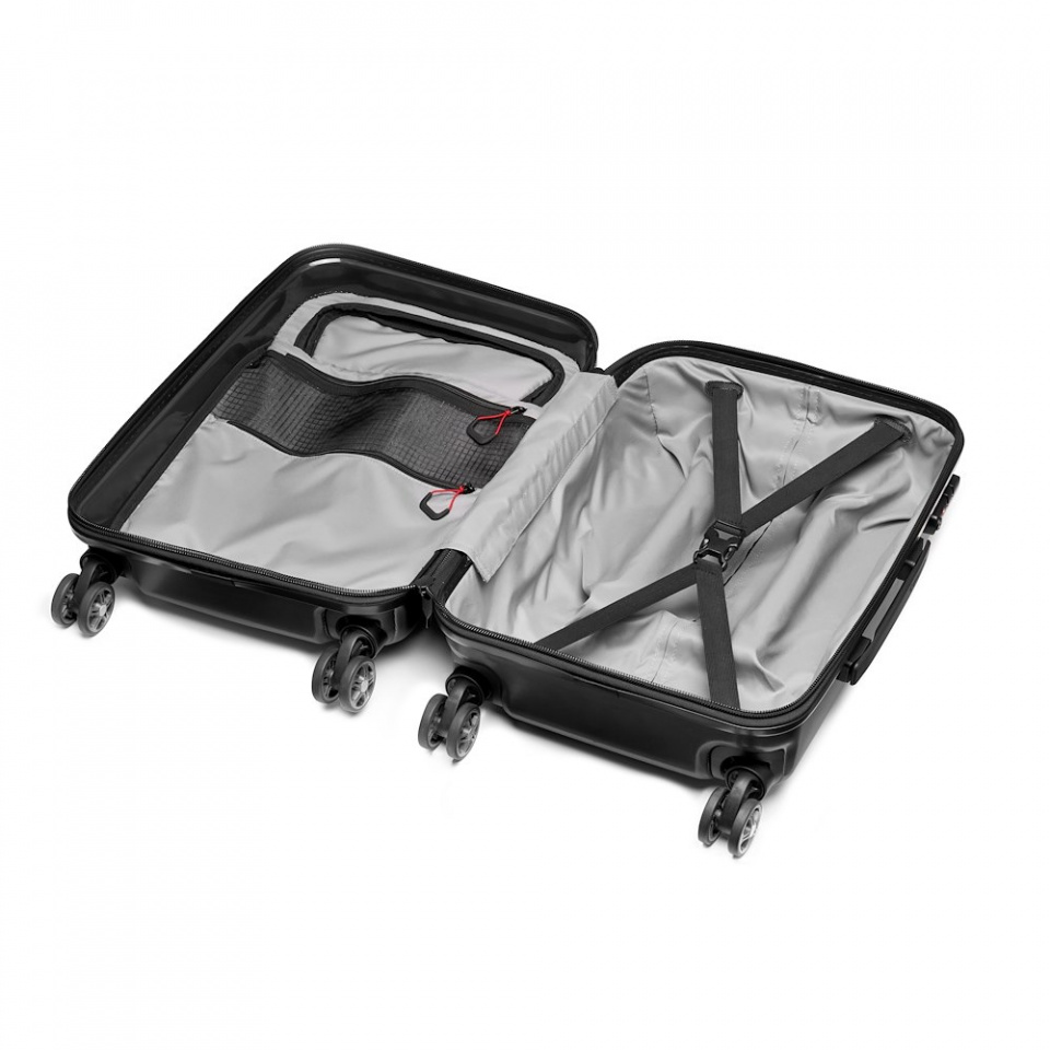 Manfrotto Spin-55 vacía, lista para viajar