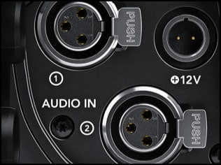 Blackmagic Pocket Cinema Camera 6K Pro – Dos entradas mini XLR con alimentación phantom