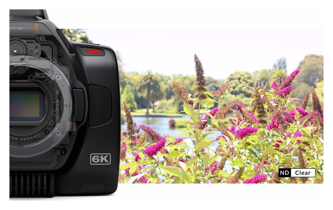 Blackmagic Pocket Cinema Camera 6K Pro – Filtros ND integrados