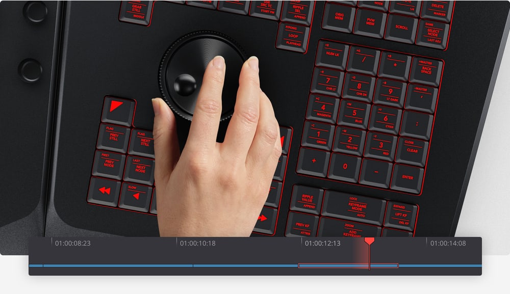 DaVinci Advanced Panel Keycaps – Pleno aprovechamiento de las funciones de DaVinci Resolve 17