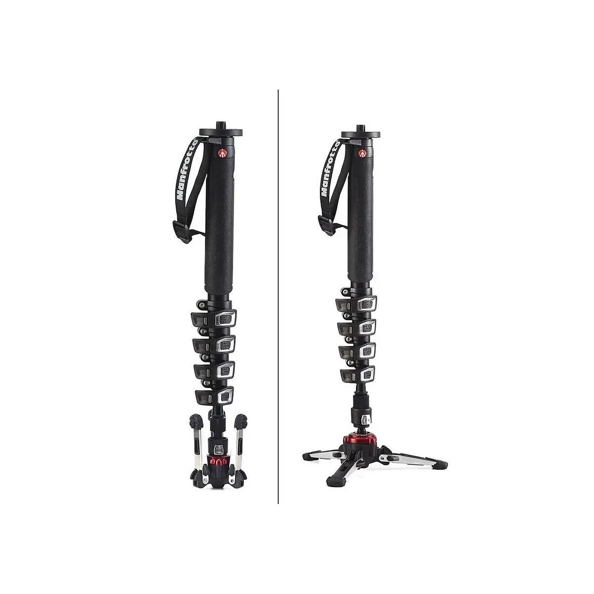Manfrotto MVMXPROA4 con la base plegada y abierta