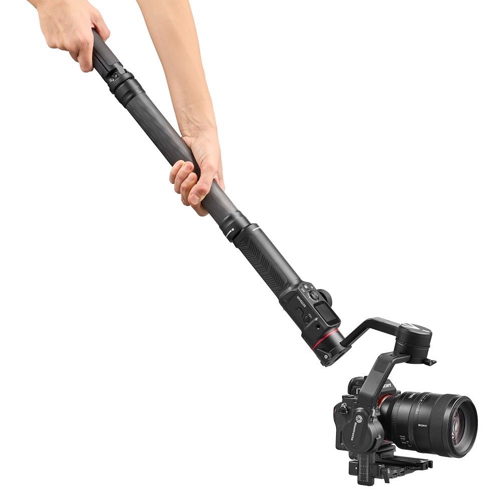 Manfrotto MVGEXT para una toma a baja altura