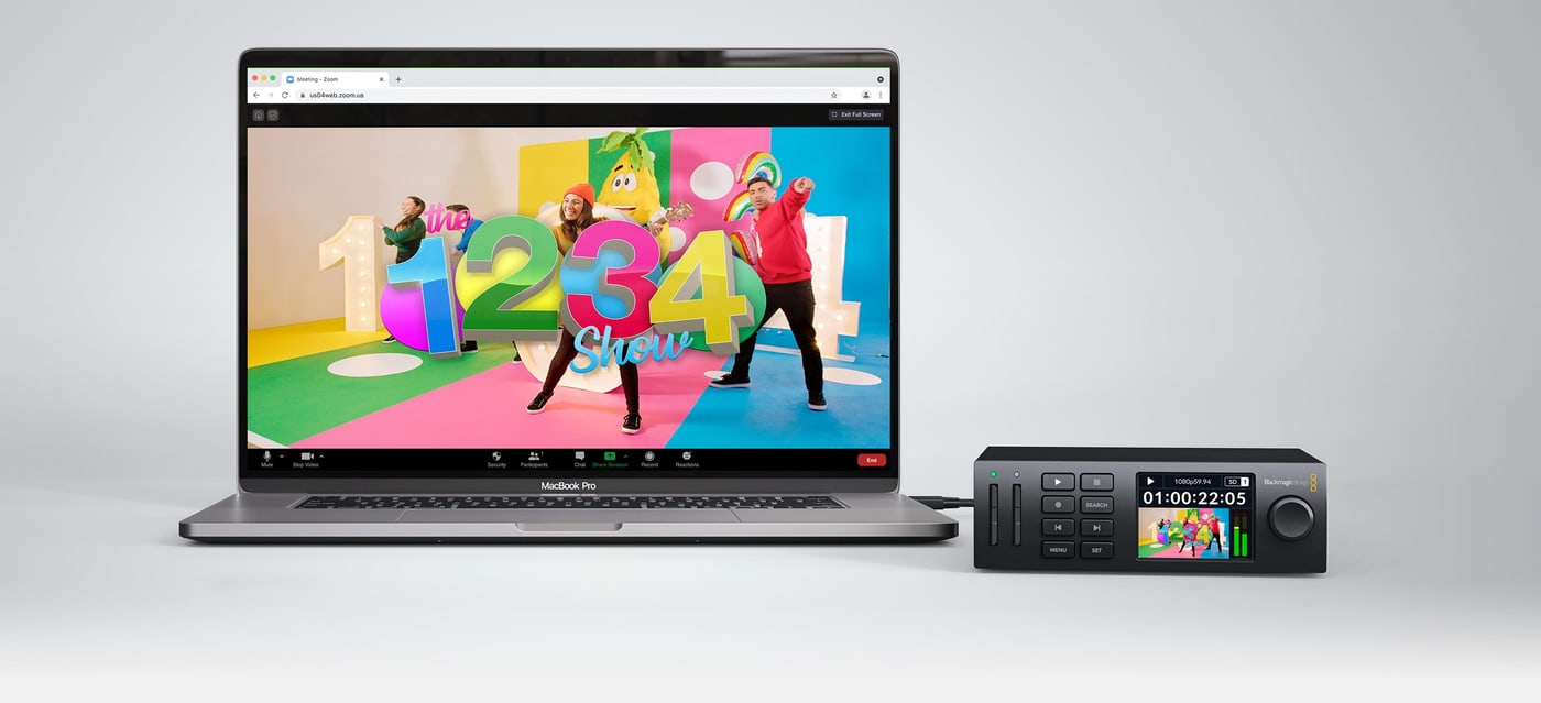 HyperDeck Studio HD Mini – Salida de cámara web