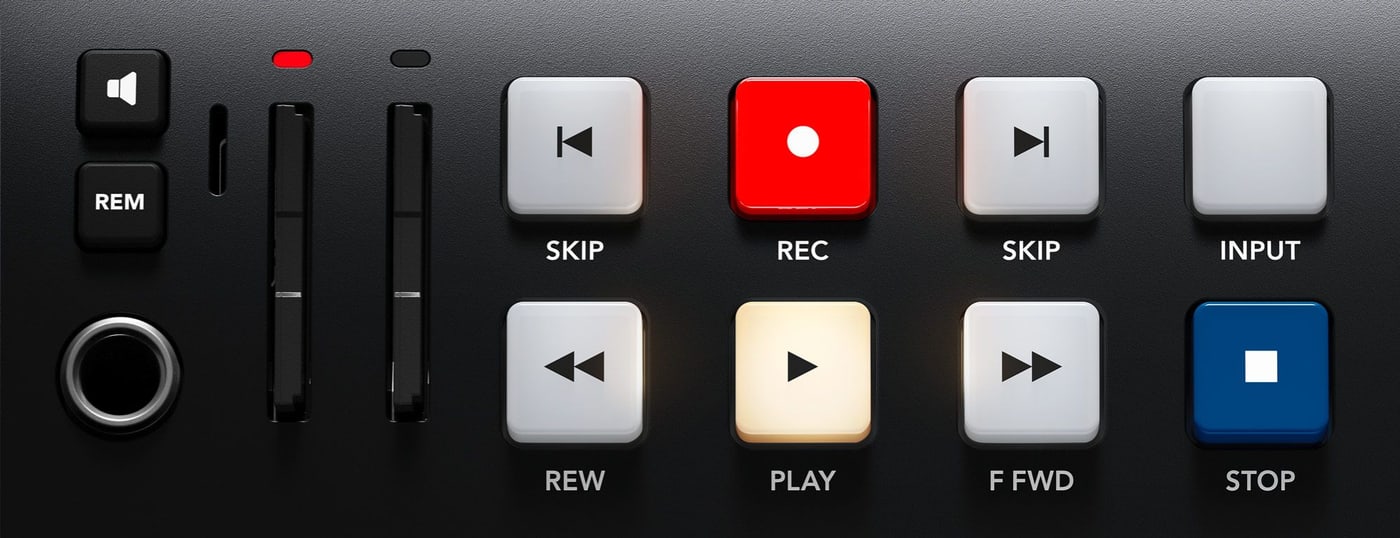 HyperDeck Studio HD Plus – Controles como en un magnetoscopio de emisión