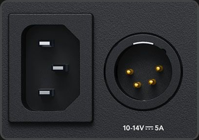 HyperDeck Studio HD Pro – Alimentación de CA y CC por XLR