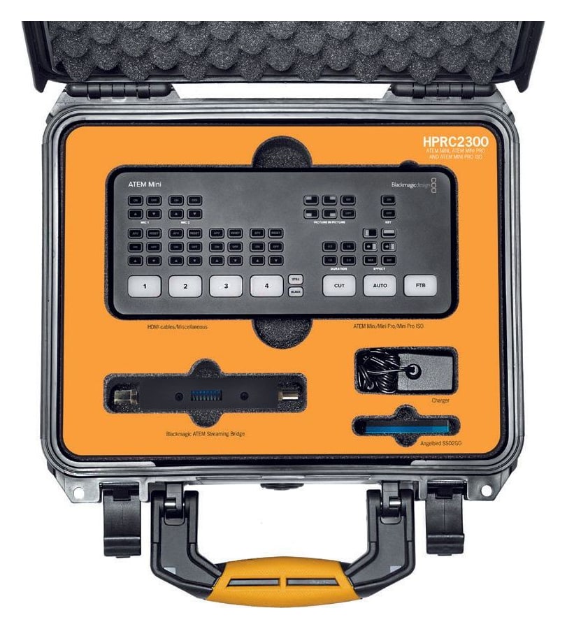HPRC 2300 – Espuma a medida para ATEM Mini / Mini Pro / Mini Pro ISO