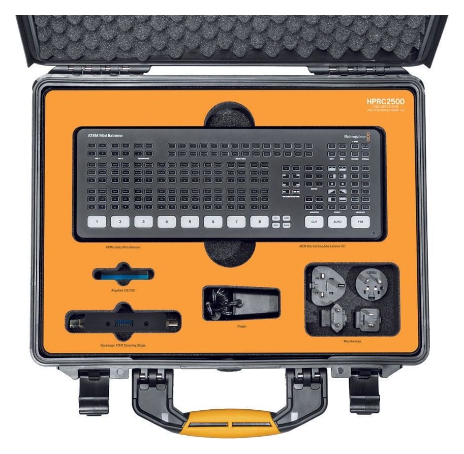 HPRC 2500 – Espuma a medida para ATEM Mini Extreme / Extreme ISO