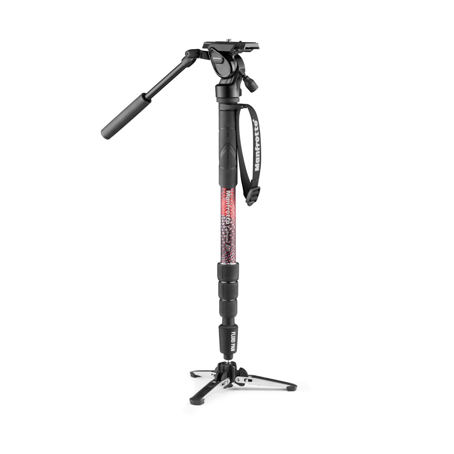 Kit monopie de vídeo Manfrotto Element MII de aluminio con rótula fluida