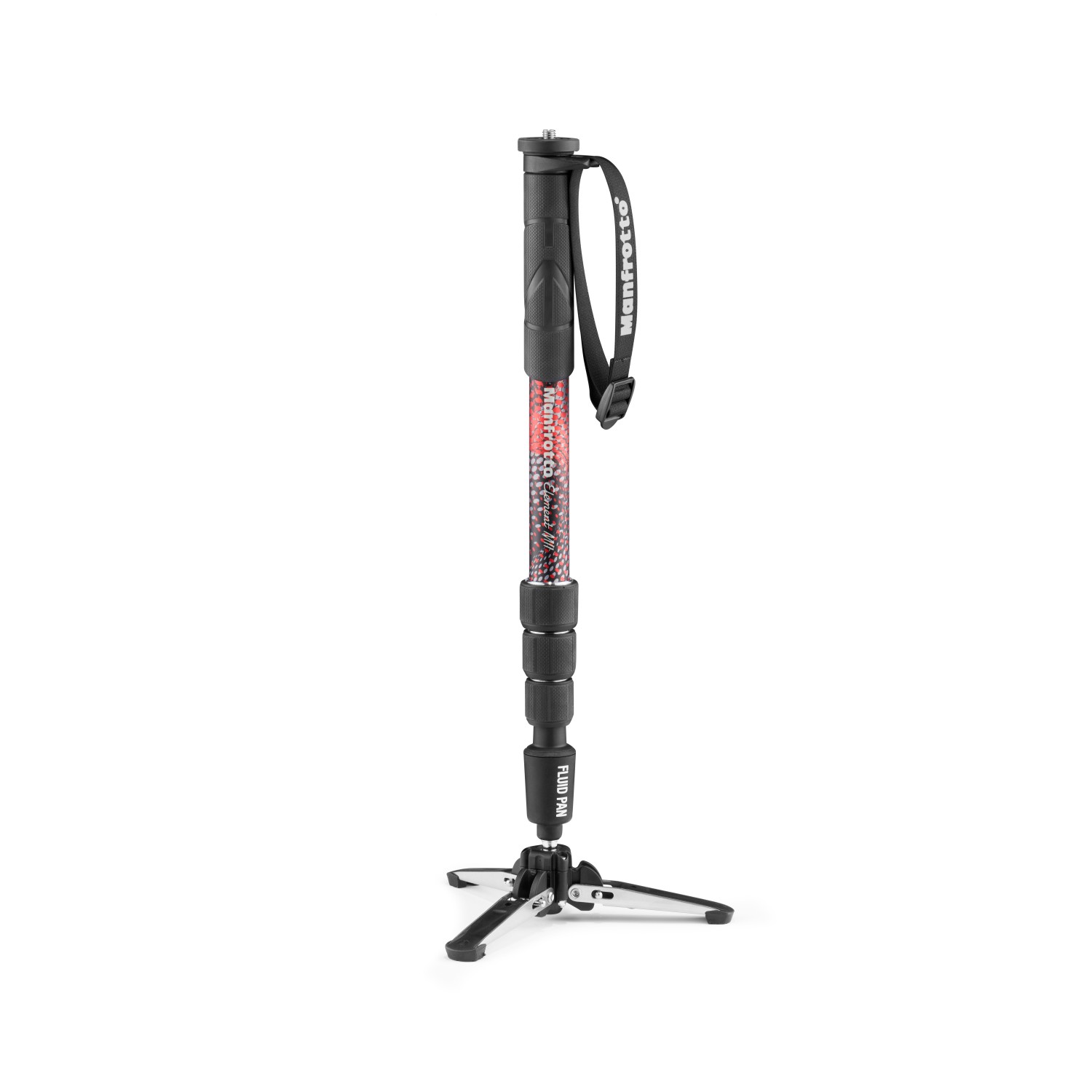 Hliníkový videomonopod Manfrotto Element MII MVMELMIIA4 s fluidní základnou