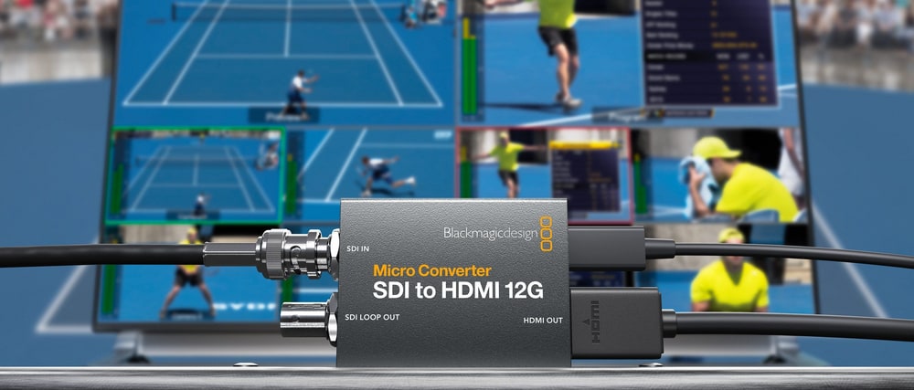 Micro Converter SDI to HDMI 12G – Monitorización profesional desde SDI