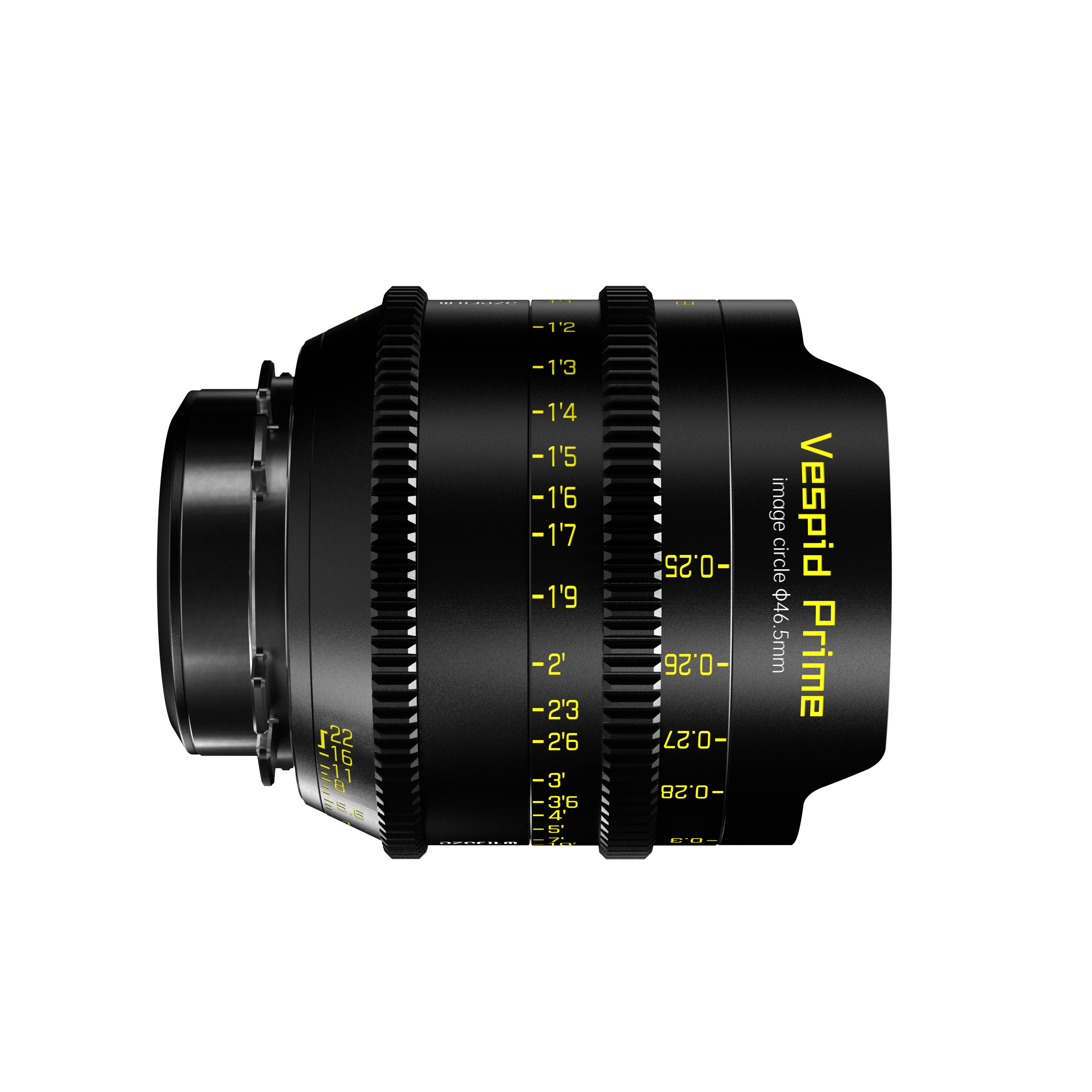 DZOFILM Vespid Prime 16mm T2.8, PL, dual scale