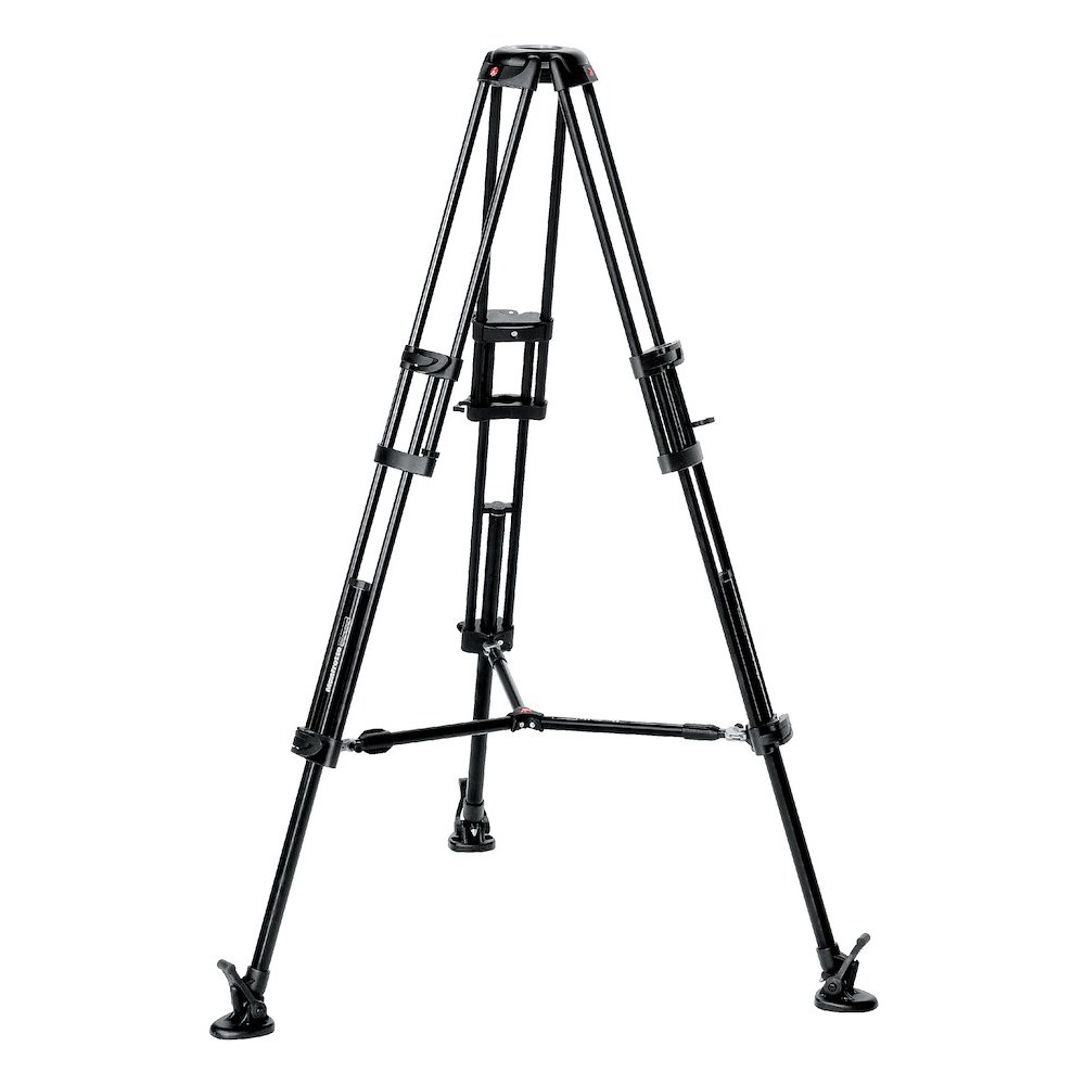 Trípode de aluminio Manfrotto 546B de patas dobles incluido