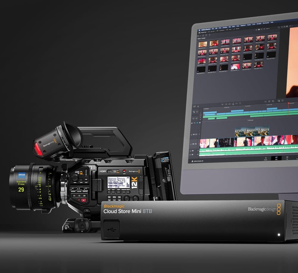 Blackmagic Design Cloud Store Mini 8TB – Para montaje, corrección de color y sonido