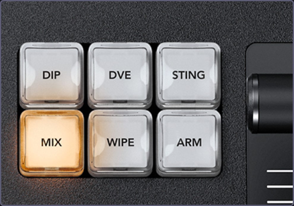 ATEM 2 M/E Advanced Panel 30 – Transiciones con un solo botón