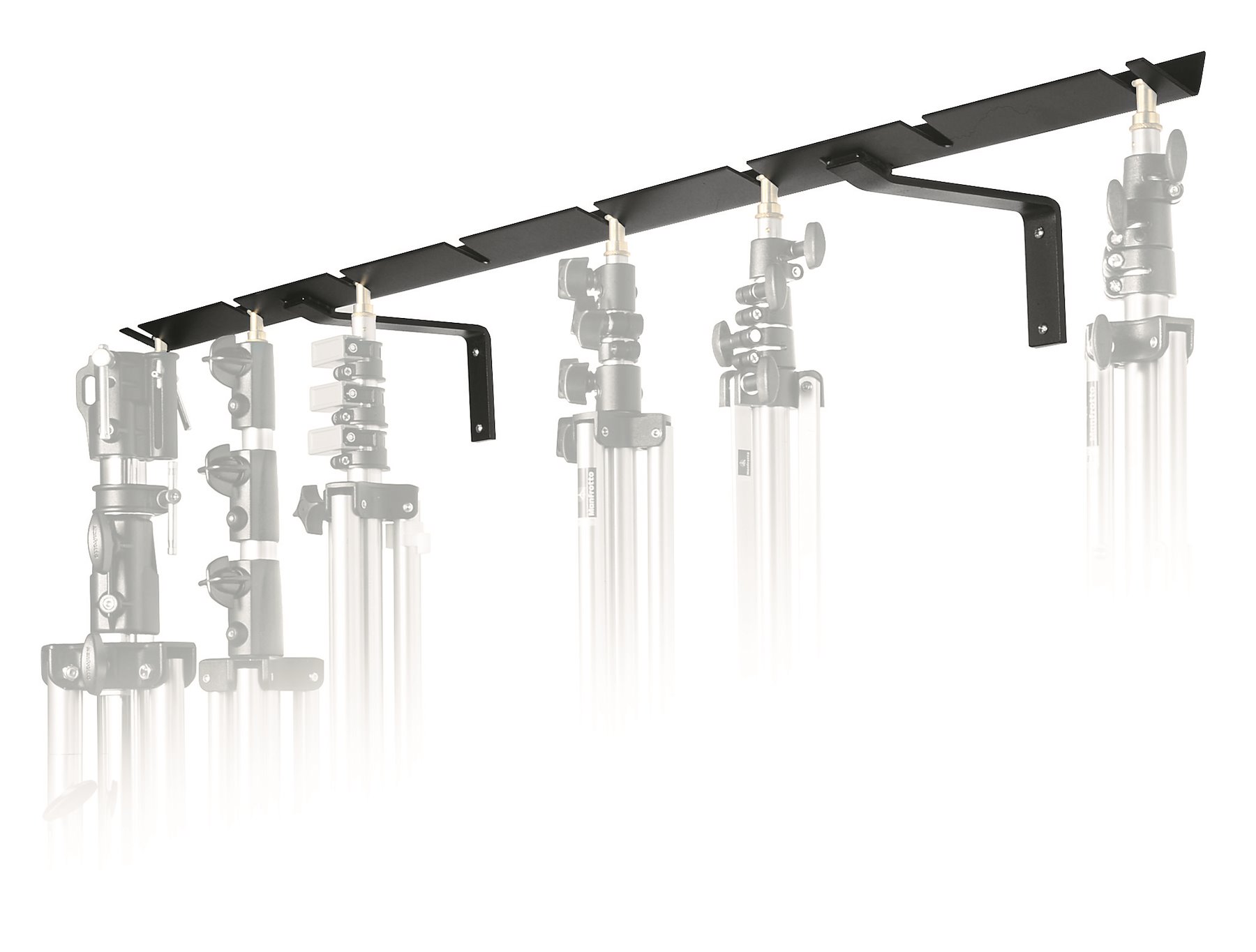 Manfrotto 027 – soporte mural para 8 pies de iluminación