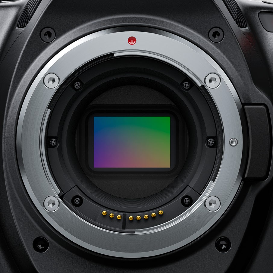 Blackmagic Pocket Cinema Camera 6K G2 – Montura EF para objetivos fotográficos