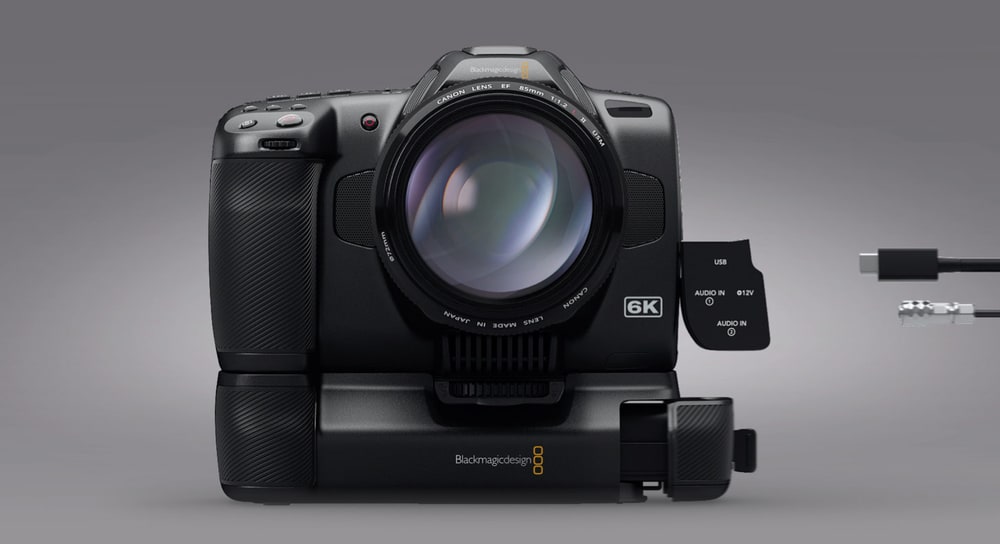 Blackmagic Pocket Cinema Camera 6K G2 – Baterías NP-F570 y Battery Pro Grip