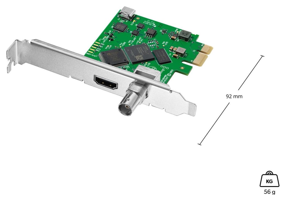 DeckLink Mini Recorder HD – Perfil bajo, dos soportes