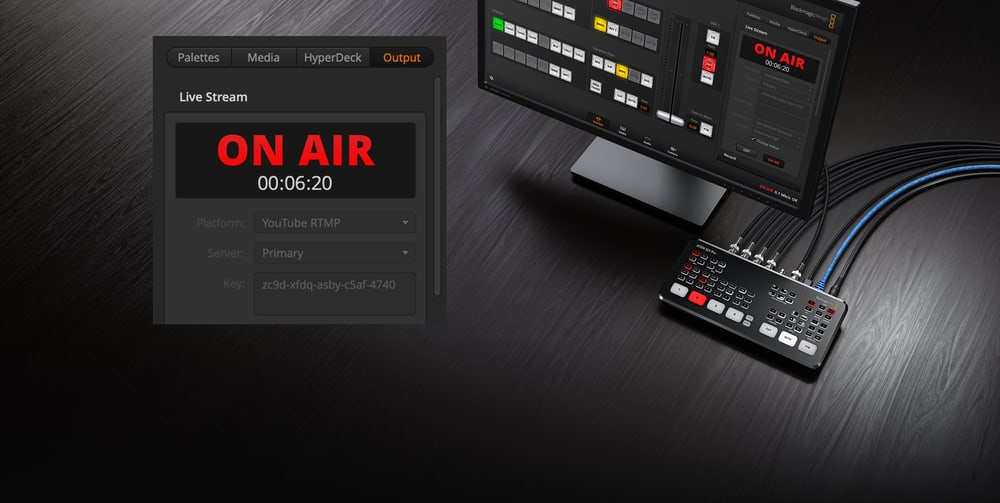 ATEM SDI Pro ISO – Streaming directamente por Ethernet